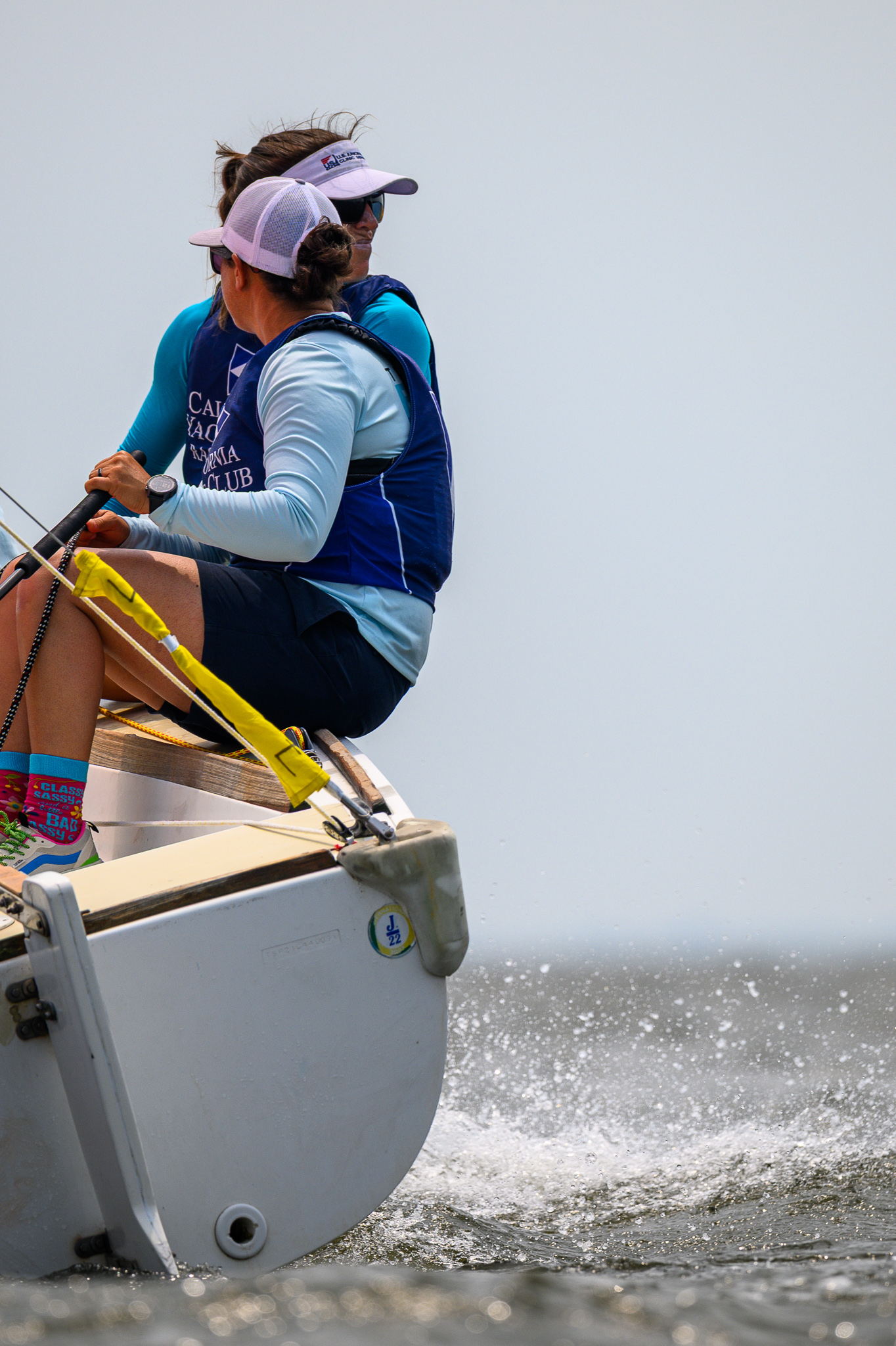 Boats approaching the mark